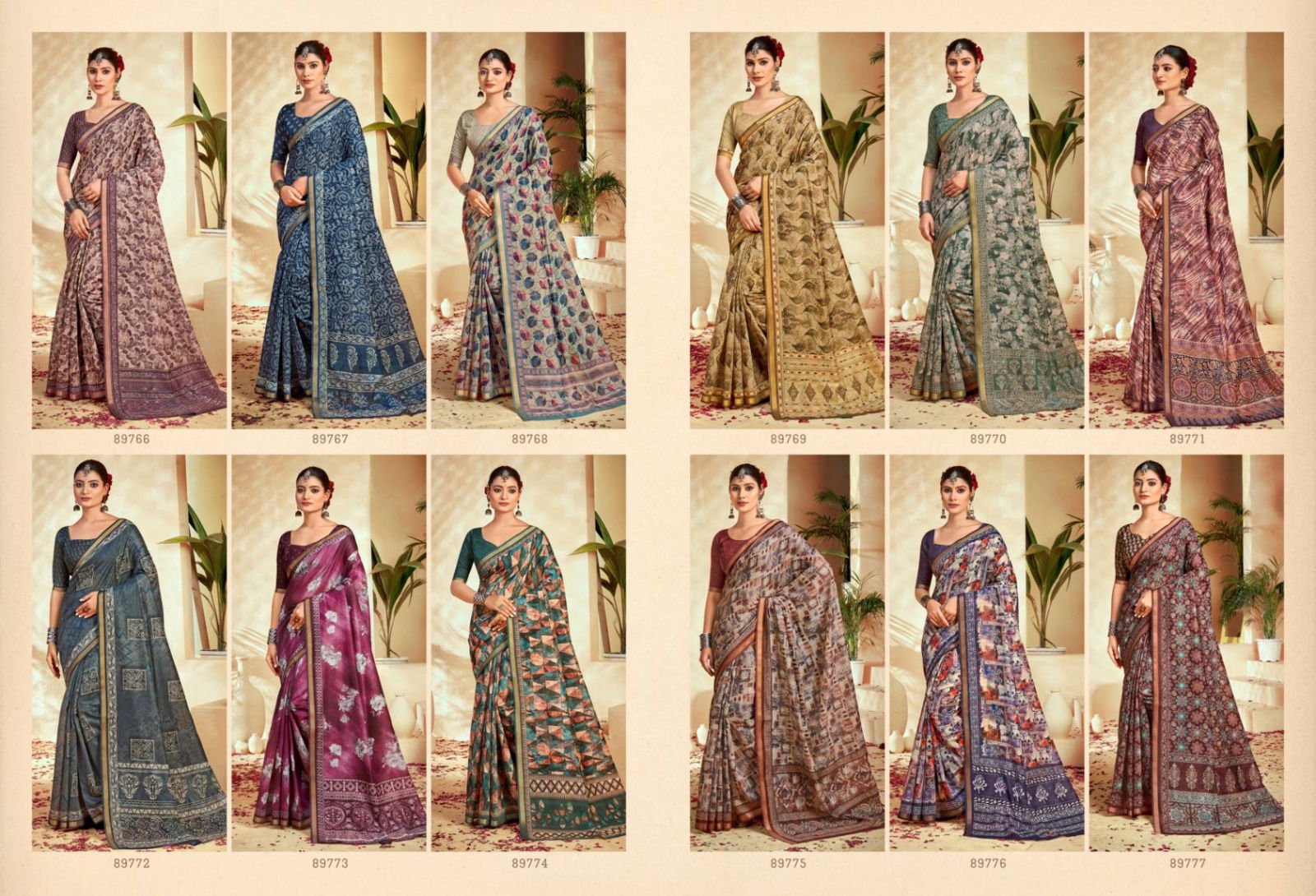 Amrapali Vol 3 By Vipul Cotton Daily Wear Saree Wholesale Market In Surat